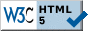 Valid HTML 5